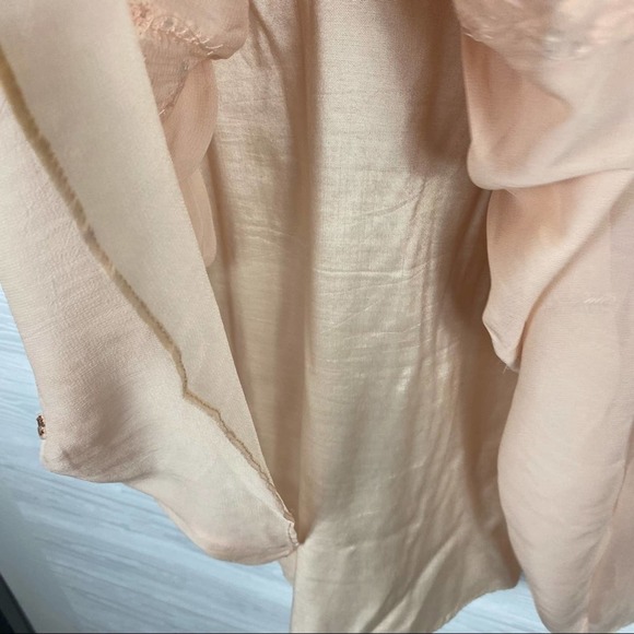 Jenny Yoo 'Blaire' Blush Sleeveless Embellished Dress Small - Picture 9 of 16